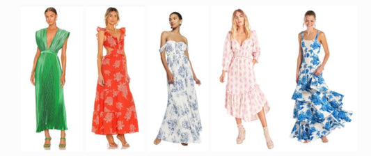 Summer Wedding Guest Dress Line Up