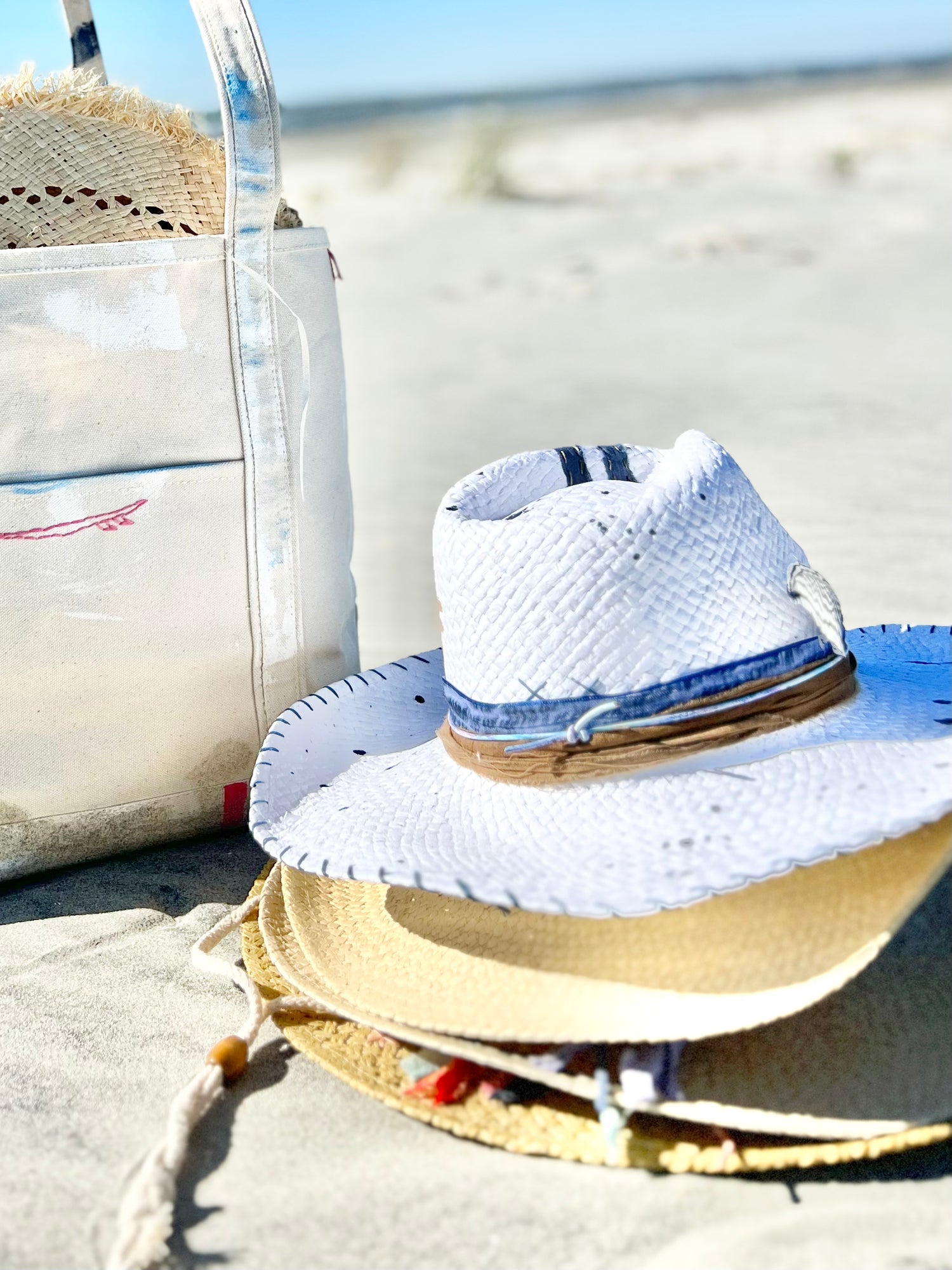 Handcrafted Coastal Straw Hat Collection