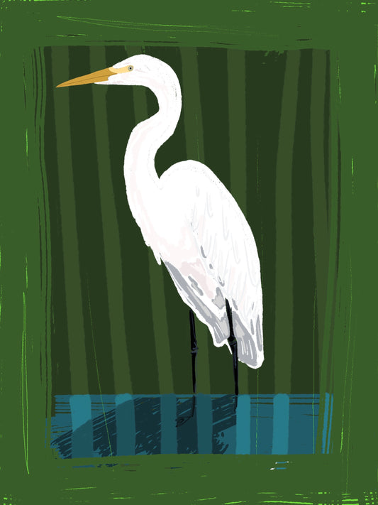 Wallace - White Egret